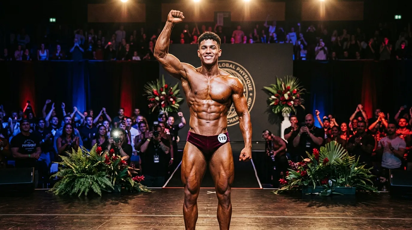 Le fils de Schwarzenegger, Joseph Baena, remporte une compétition de bodybuilding