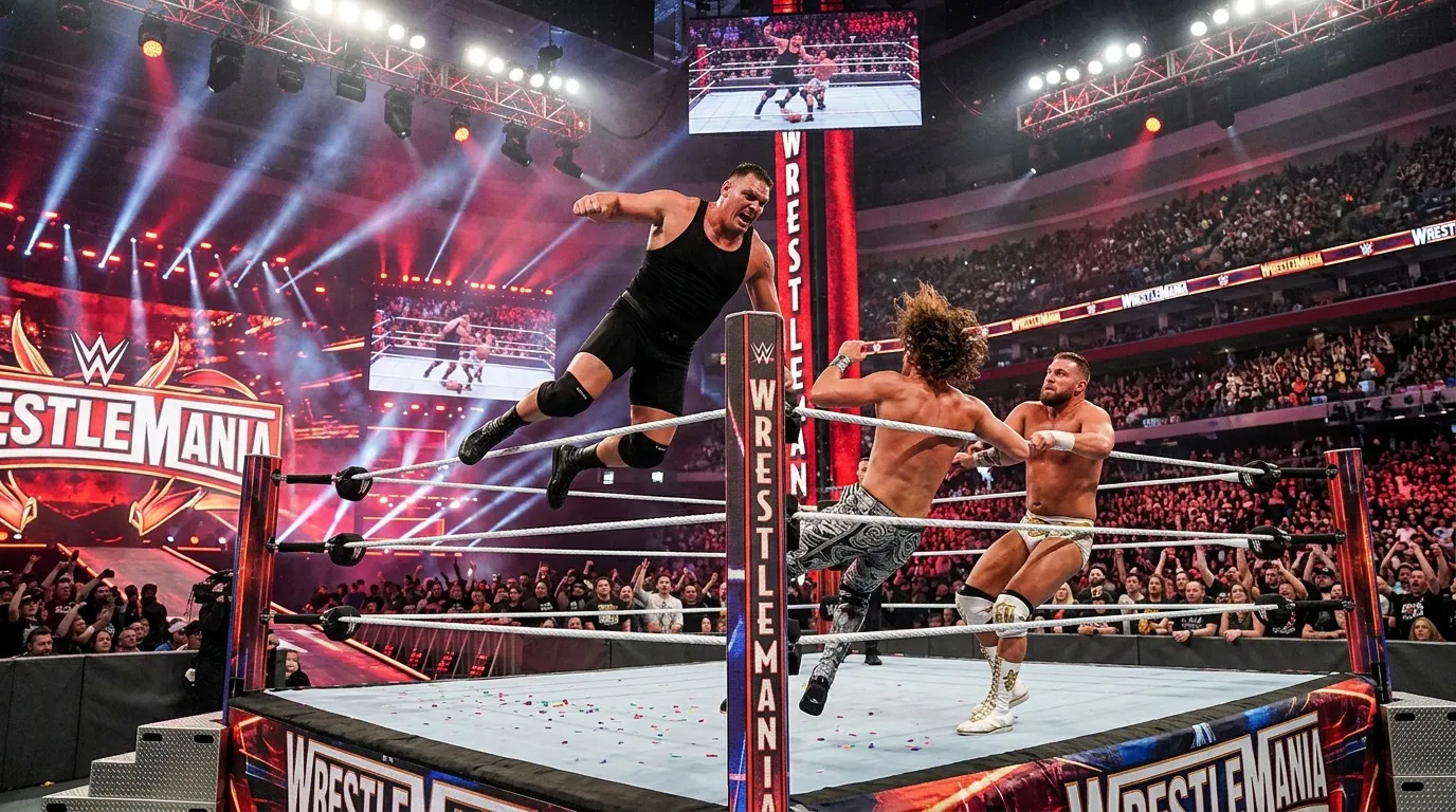 WrestleMania 42 : Bron Breakker sabote le match de Seth Rollins contre Gunther