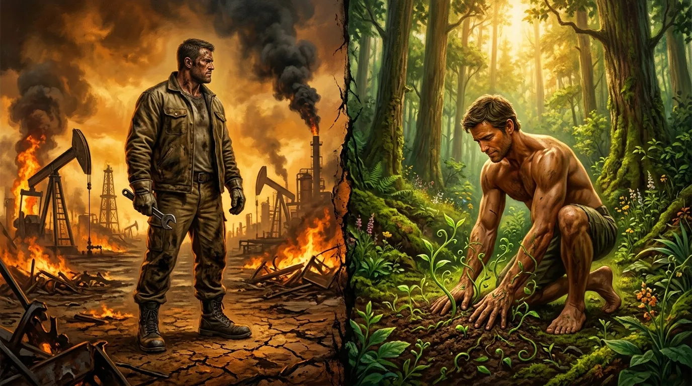 La pétro-masculinité détruit la planète : l'éco-masculinité peut-elle la sauver ?