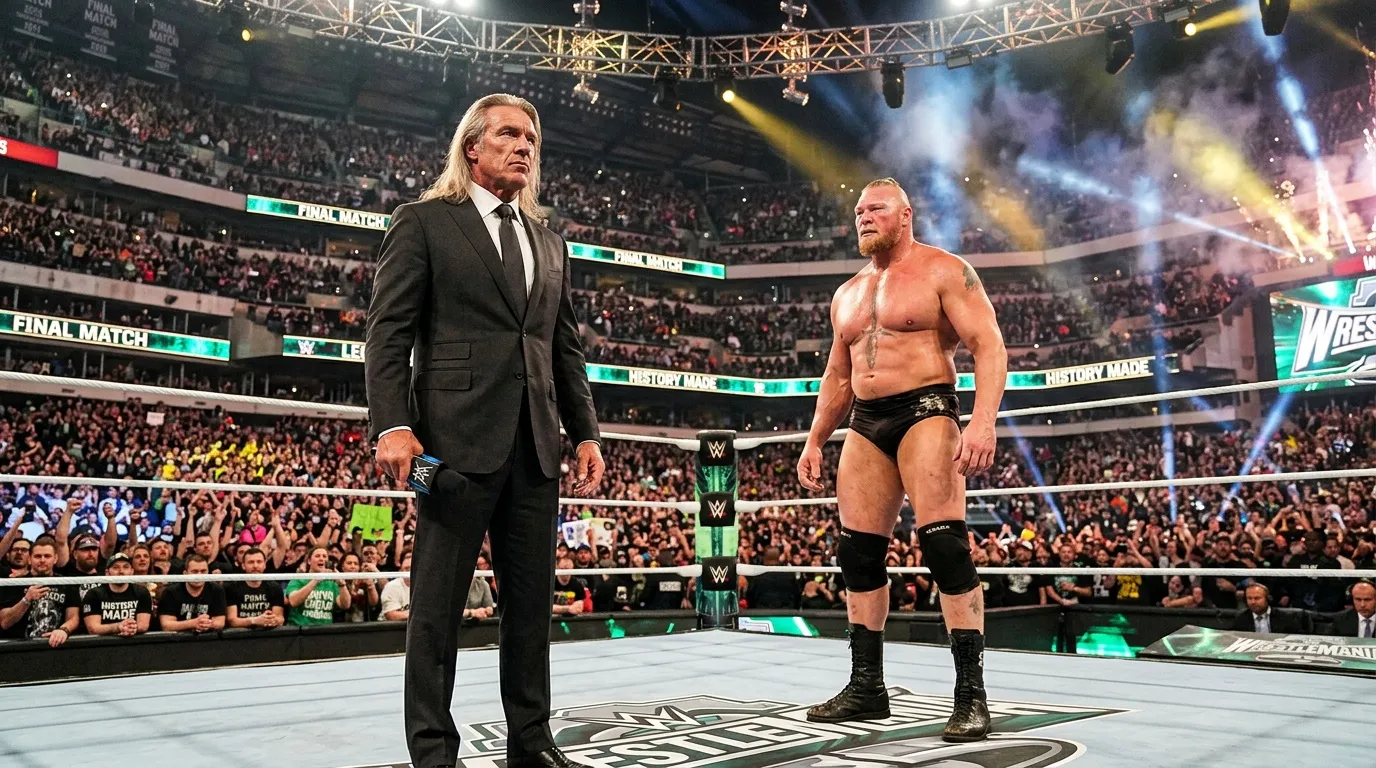 Triple H commente la retraite apparente de Brock Lesnar à WrestleMania 42