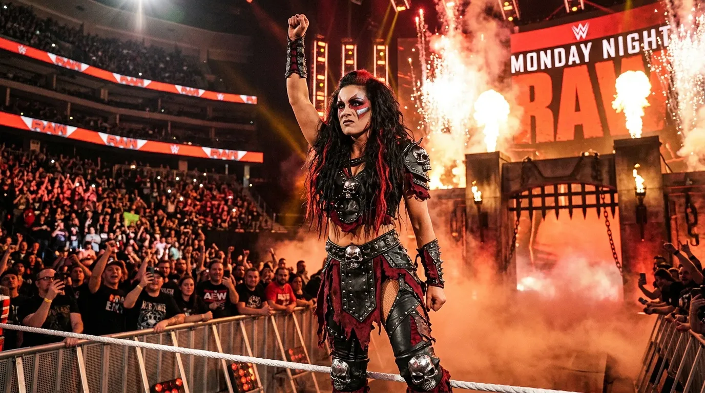 Catcheuse inspirée par Iron Maiden : arrivée WWE avec gimmick metal extrême