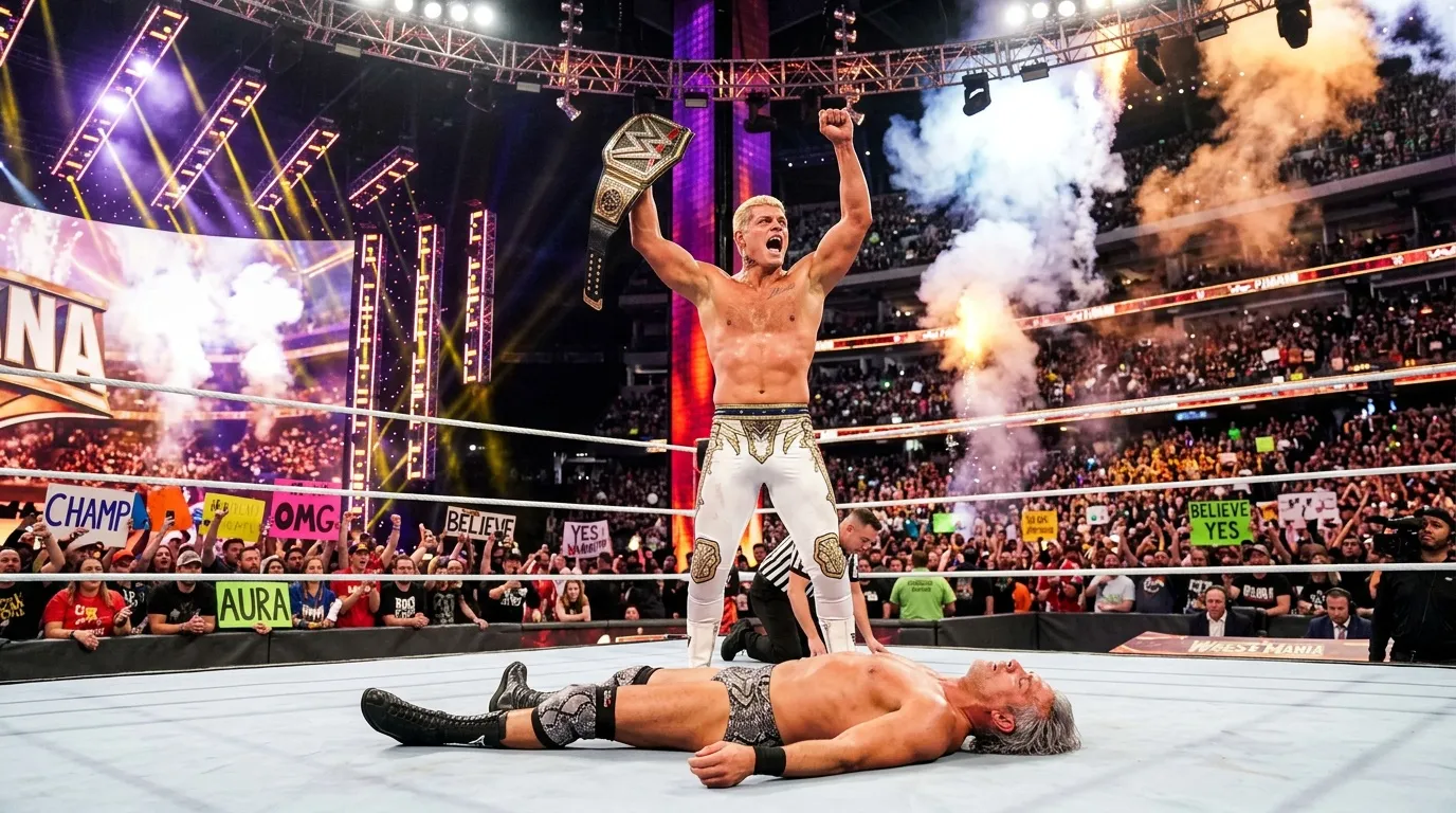 WWE a modifié le finish de Cody Rhodes vs Randy Orton à WrestleMania 42