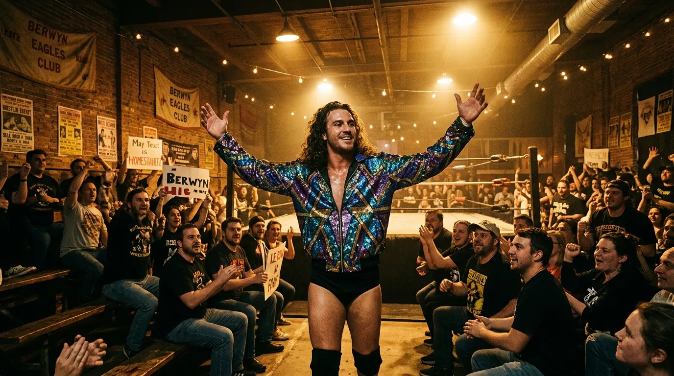 Seth Rollins apparaît au dernier spectacle de catch du Berwyn Eagles Club