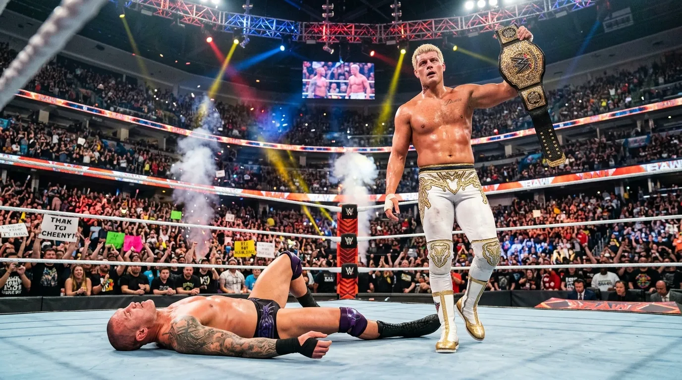 WWE WrestleMania 42 Night 1 : Cody Rhodes conserve son titre face à Randy Orton