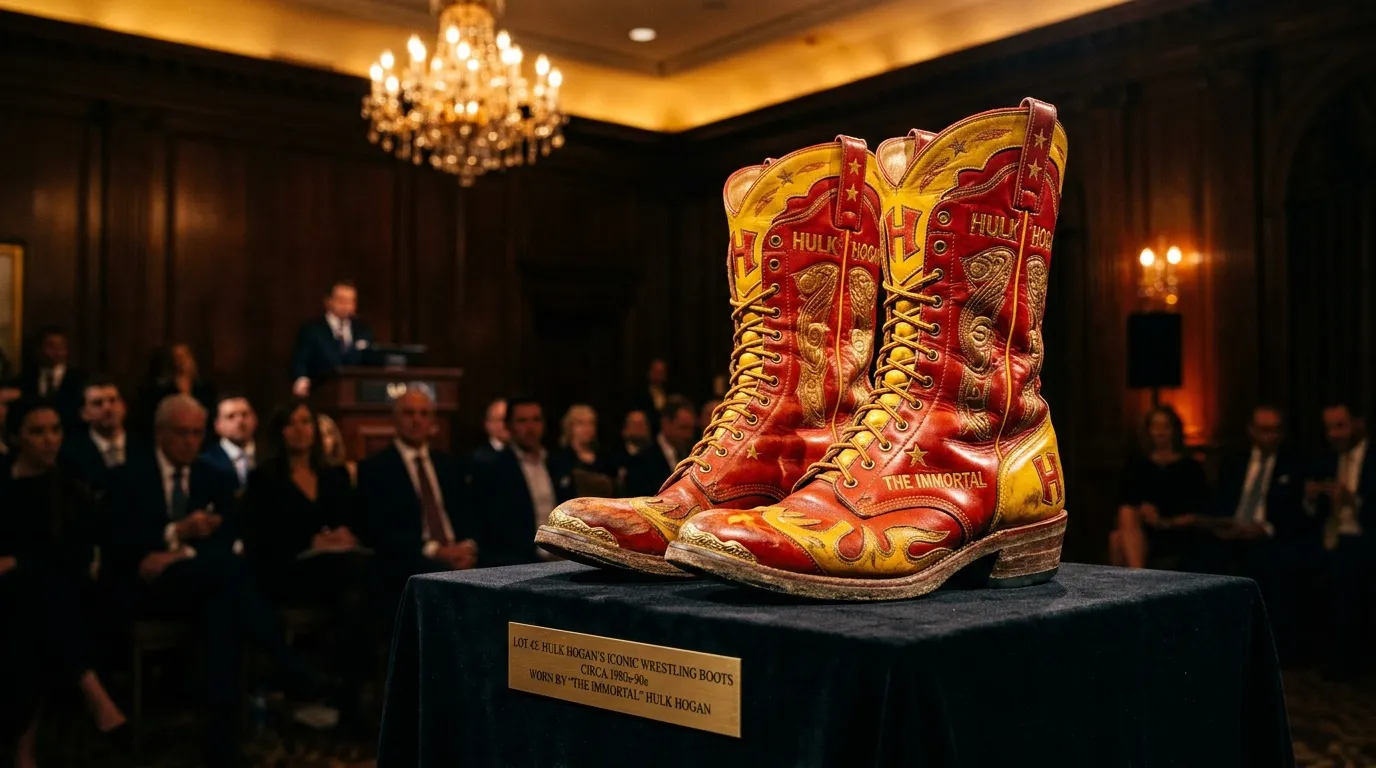 Bottes Hulk Hogan : 150 000 dollars aux enchères