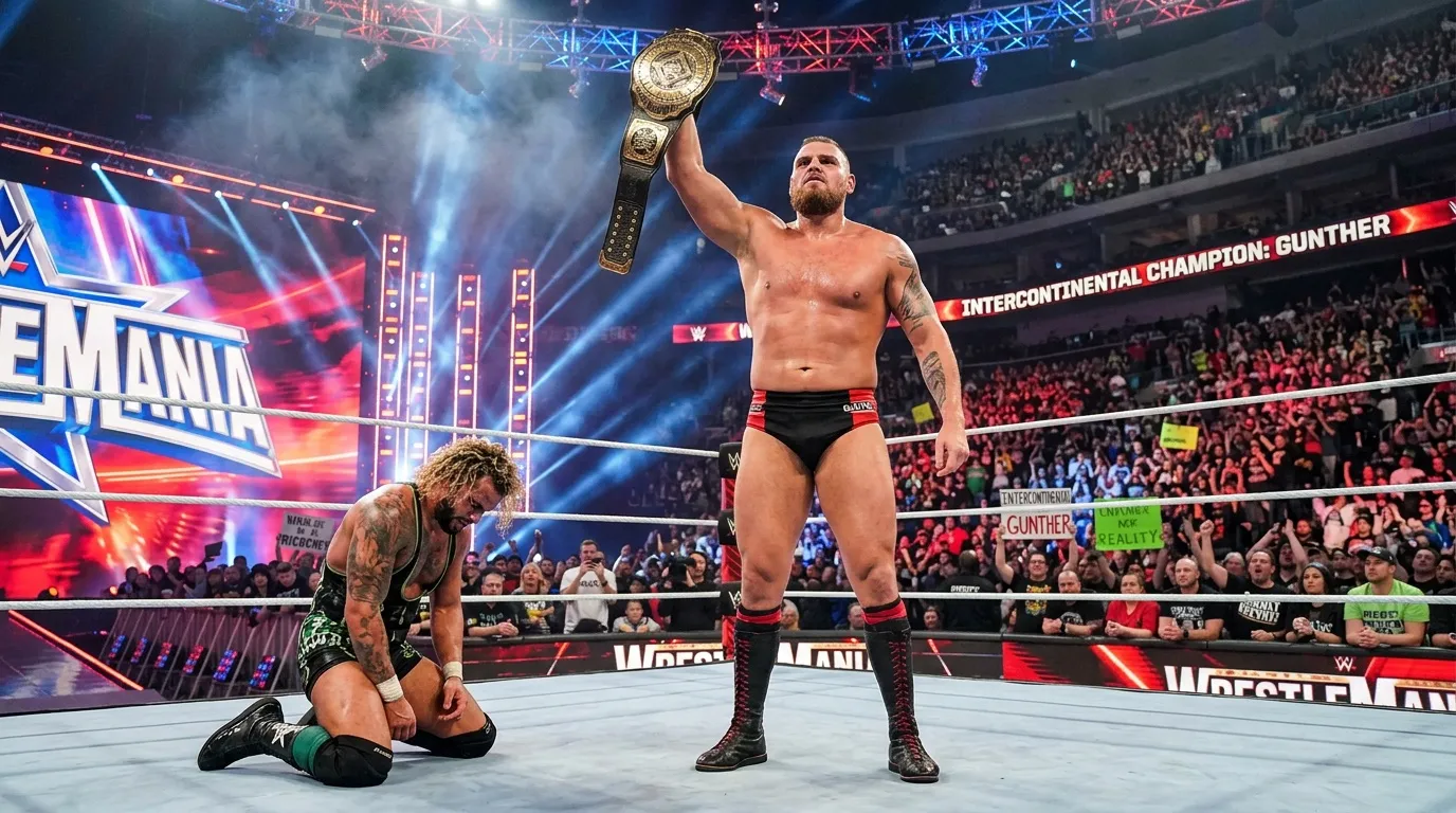 Gunther doit vaincre Cody Rhodes pour le titre WWE