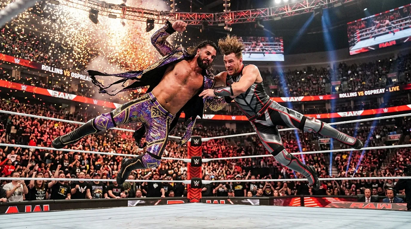 Seth Rollins vs Will Ospreay : le choc WWE