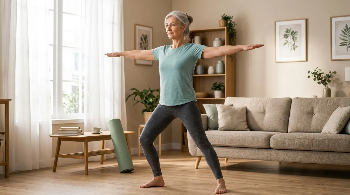 Routine fitness 10 minutes : force et posture pour femmes 60+