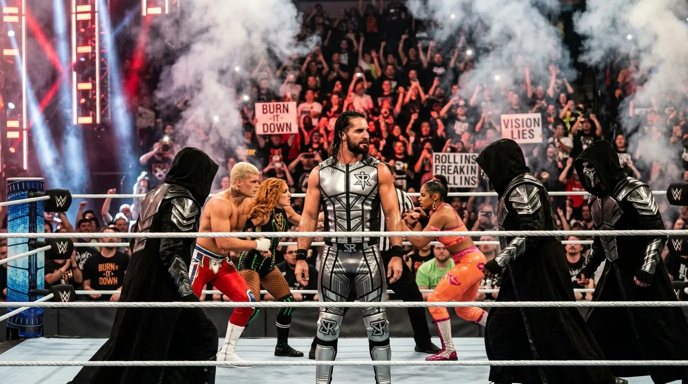WWE Stars aident Seth Rollins contre The Vision