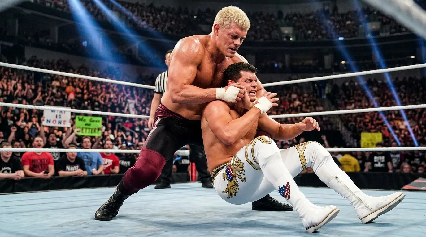Gunther étouffe Cody Rhodes : récit SmackDown
