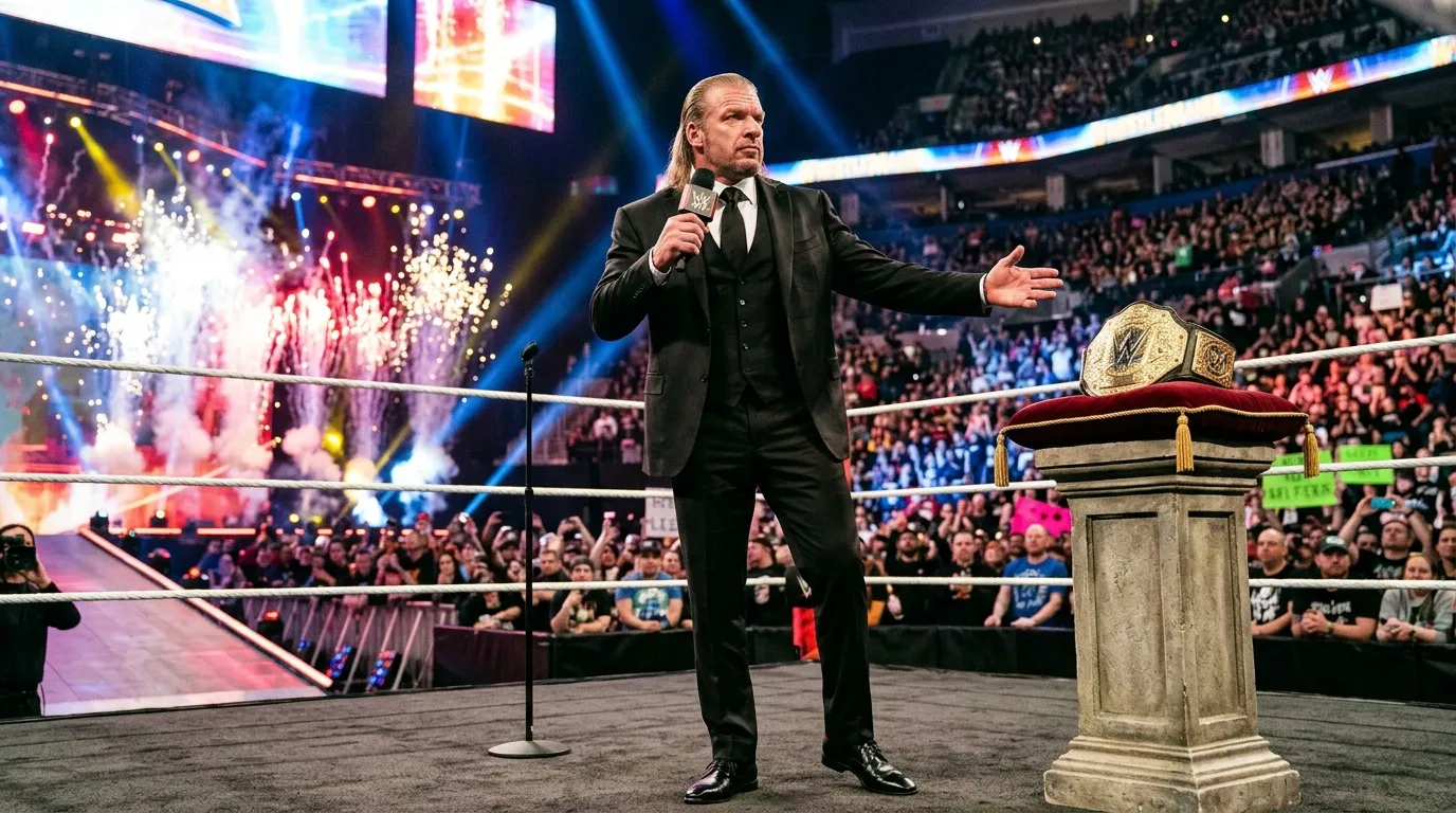 Triple H annonce un match titre à WWE Clash