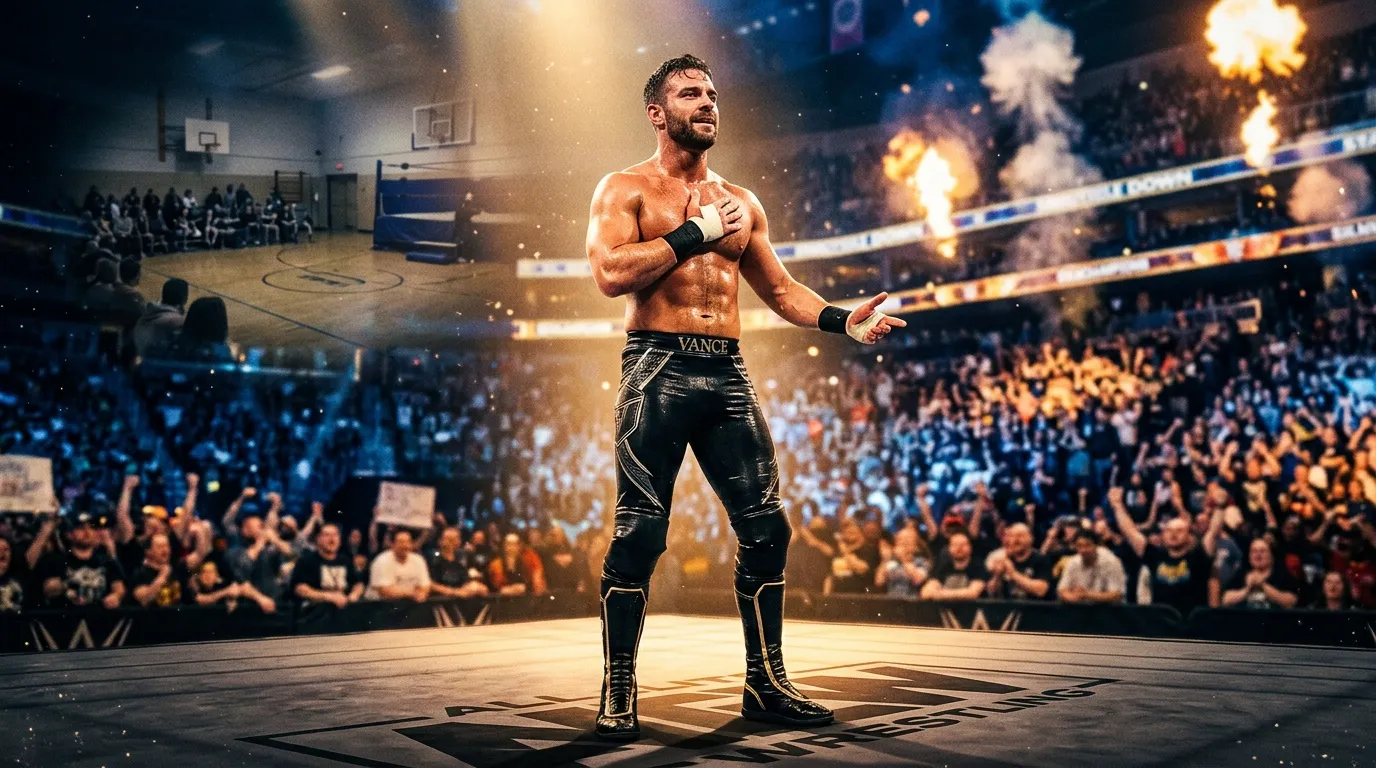 Joe Hendry compare son match WrestleMania à ses débuts