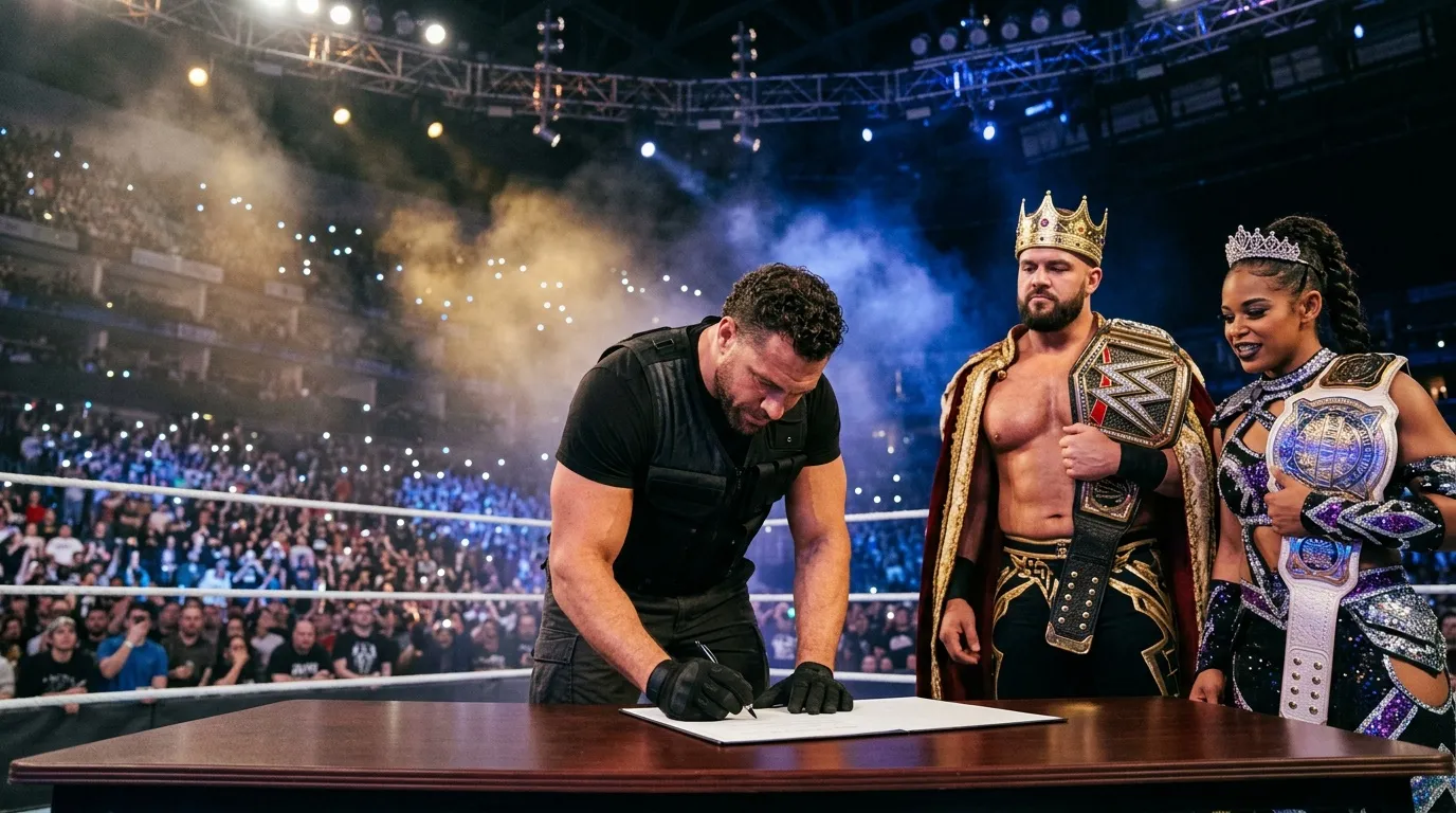 WWE Raw résultats : Reigns signe, roi et reine couronnés