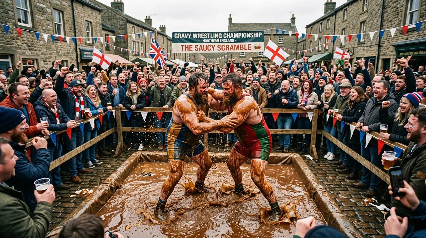 World Gravy Wrestling Championships : nouvelle venue à Bacup