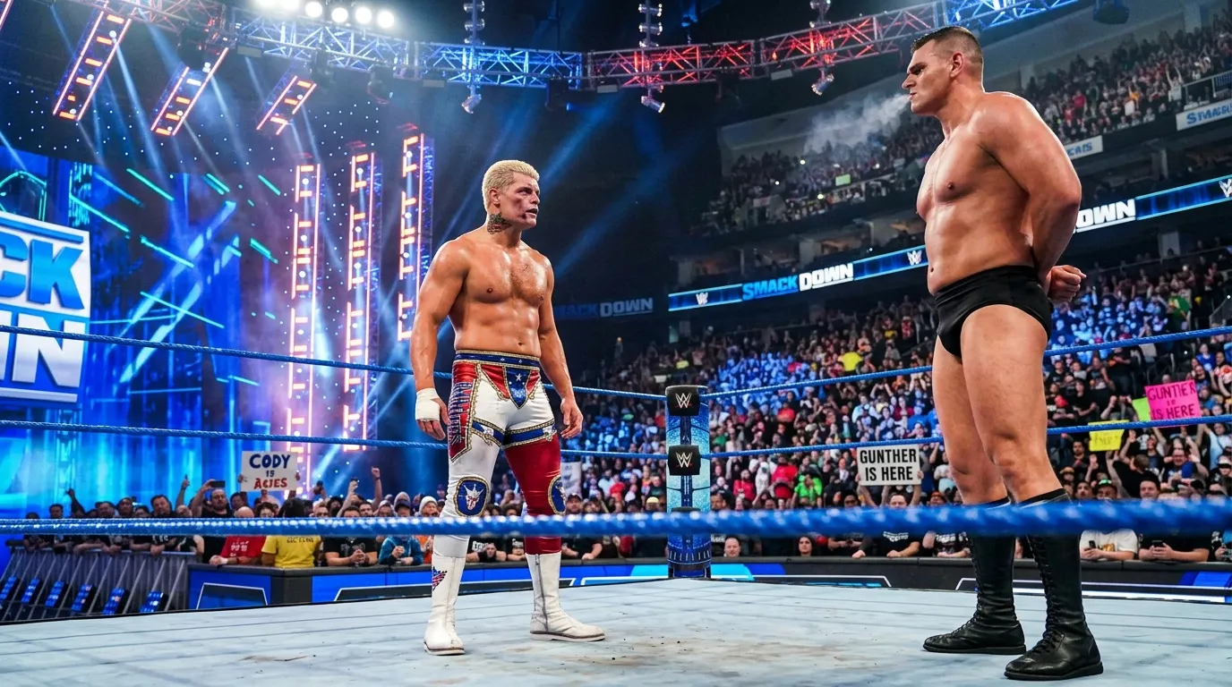 SmackDown : Cody Rhodes répond à l'attaque de Gunther