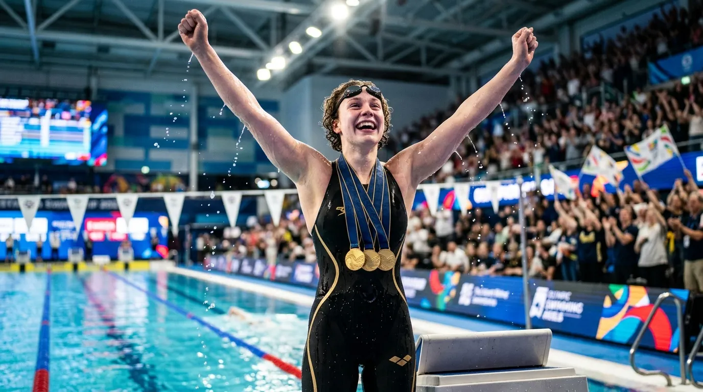 Spratley champions : 10 titres en nage libre U23