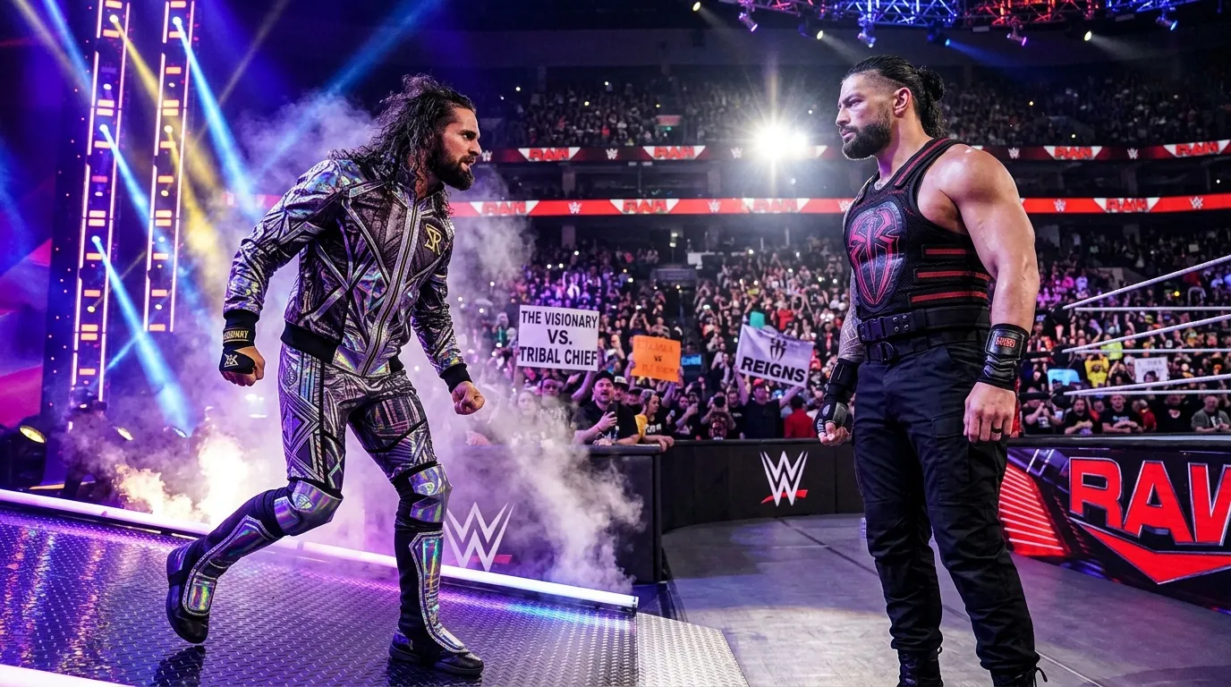 Seth Rollins ravive la rivalité avec Roman Reigns