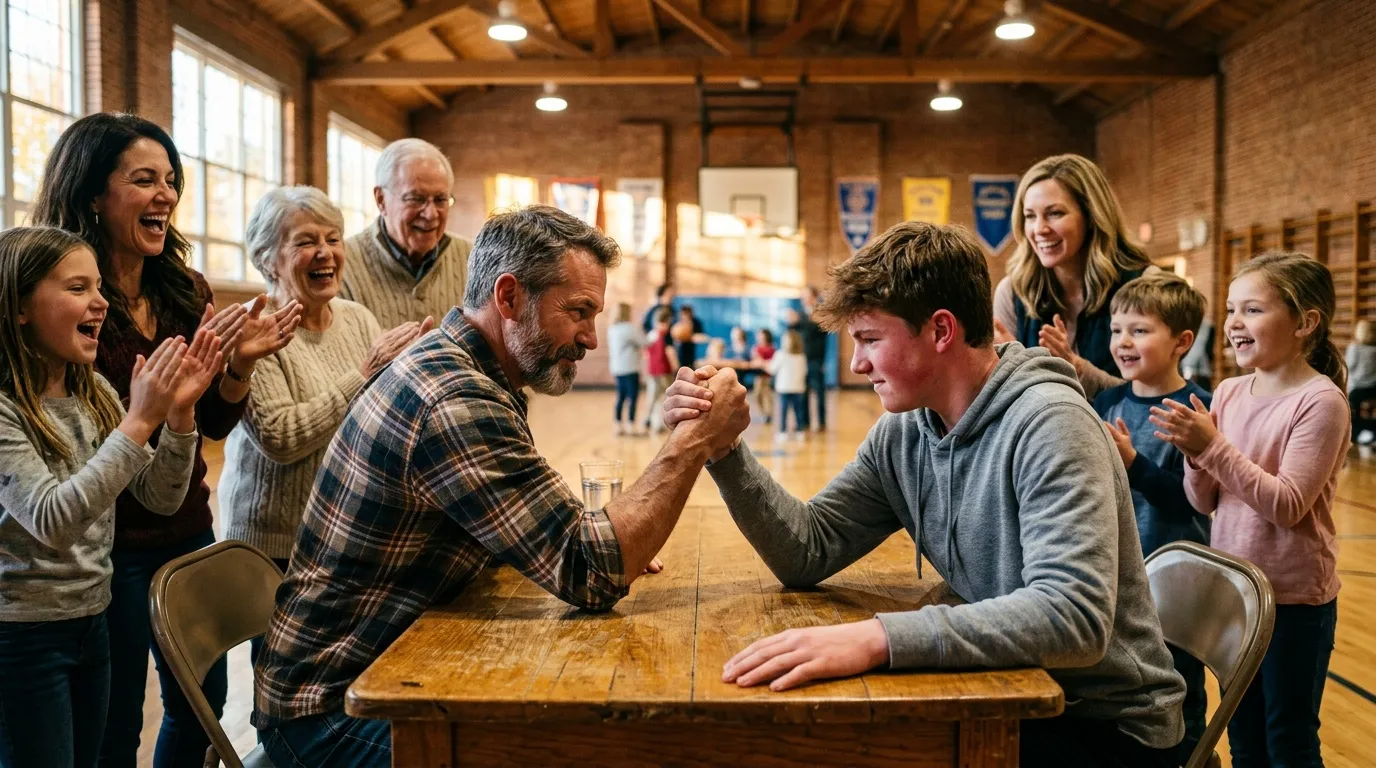 Arm wrestling : les familles redécouvrent ce sport