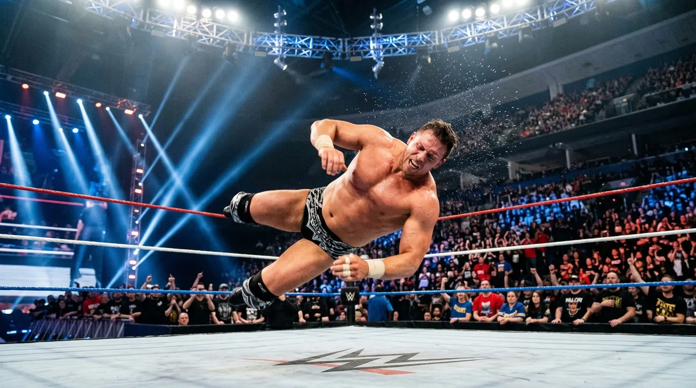 Âmes sensibles s'abstenir : accident WWE choc