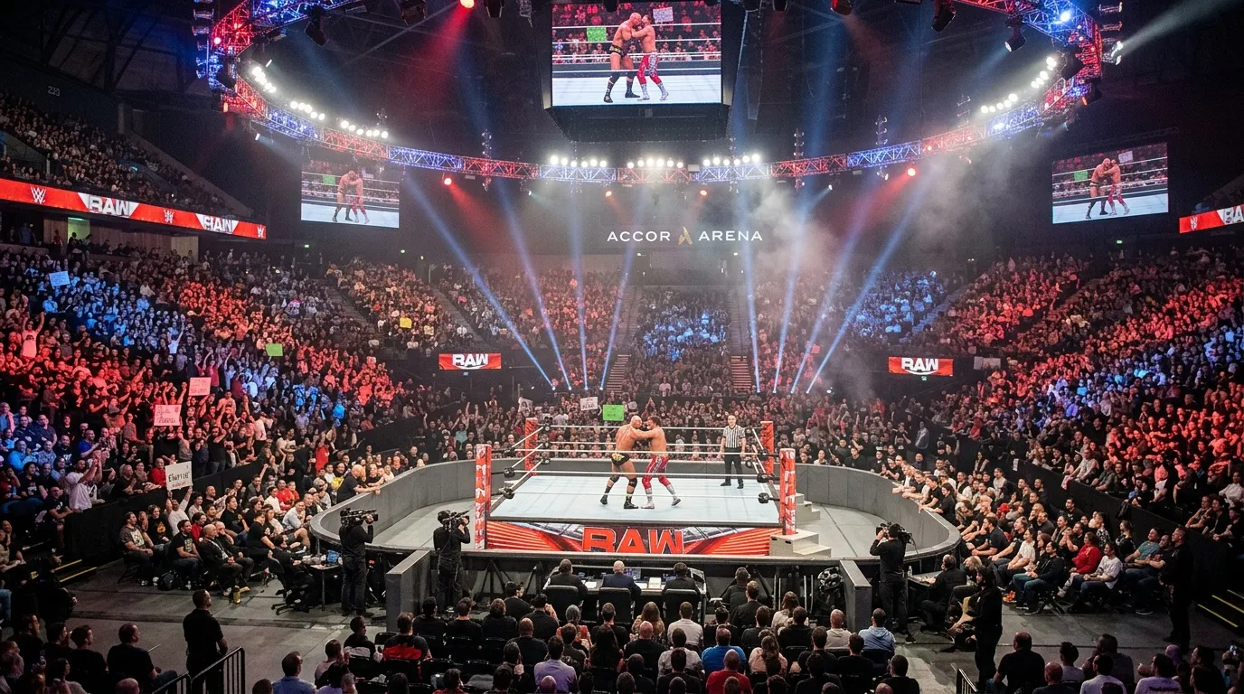 WWE Raw à l'Accor Arena Paris : guide complet