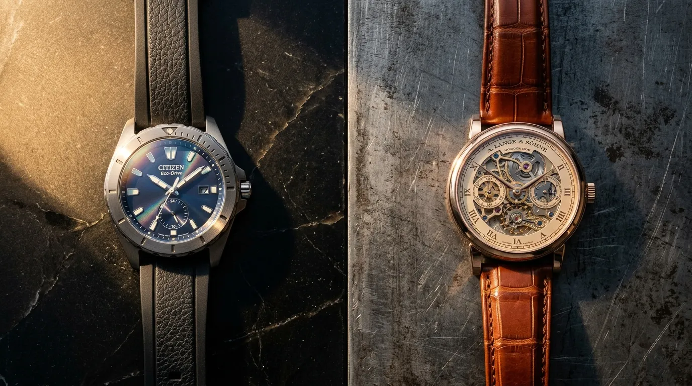 Montres solaires vs mécaniques : test comparatif