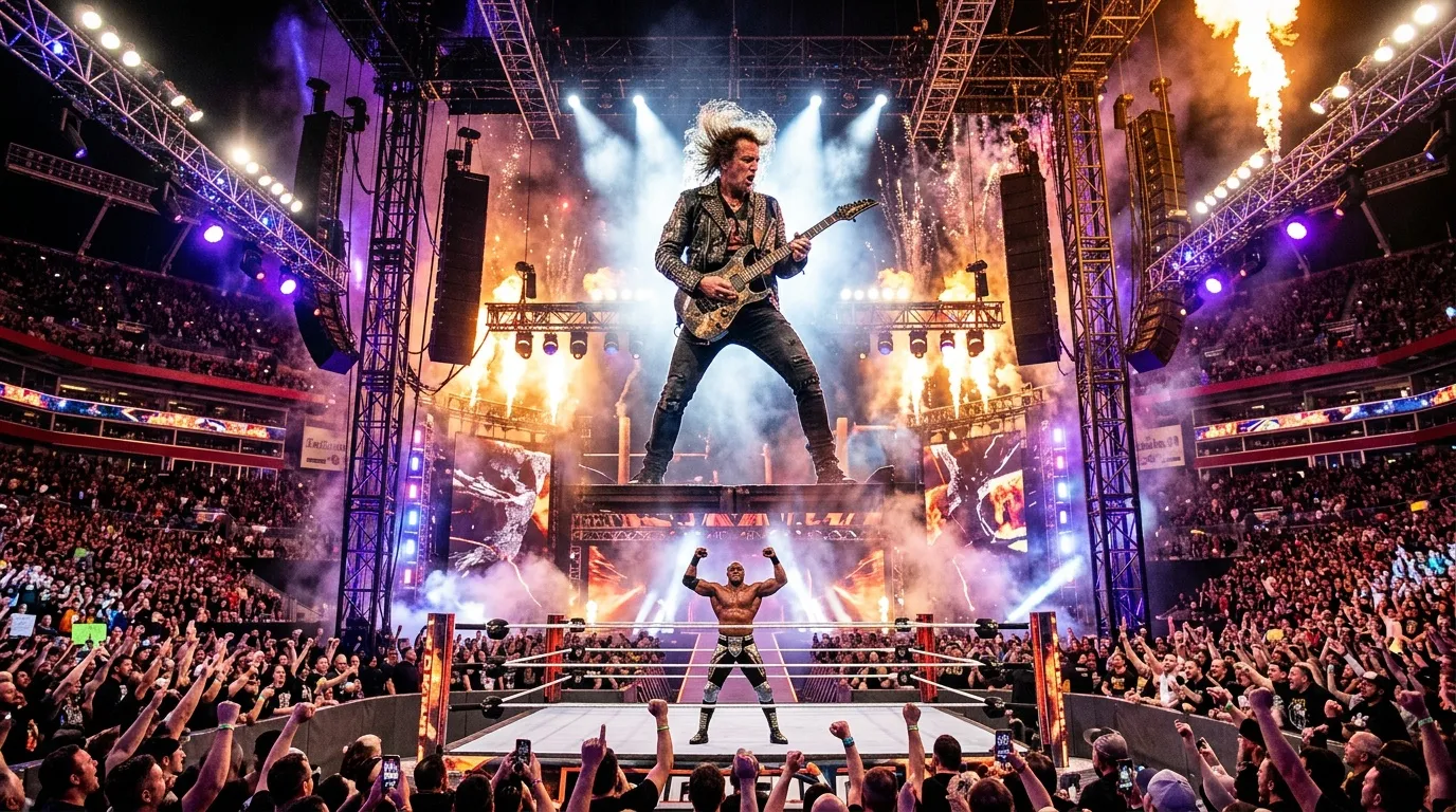 AEW annonce partenariat : expérience rock wrestling