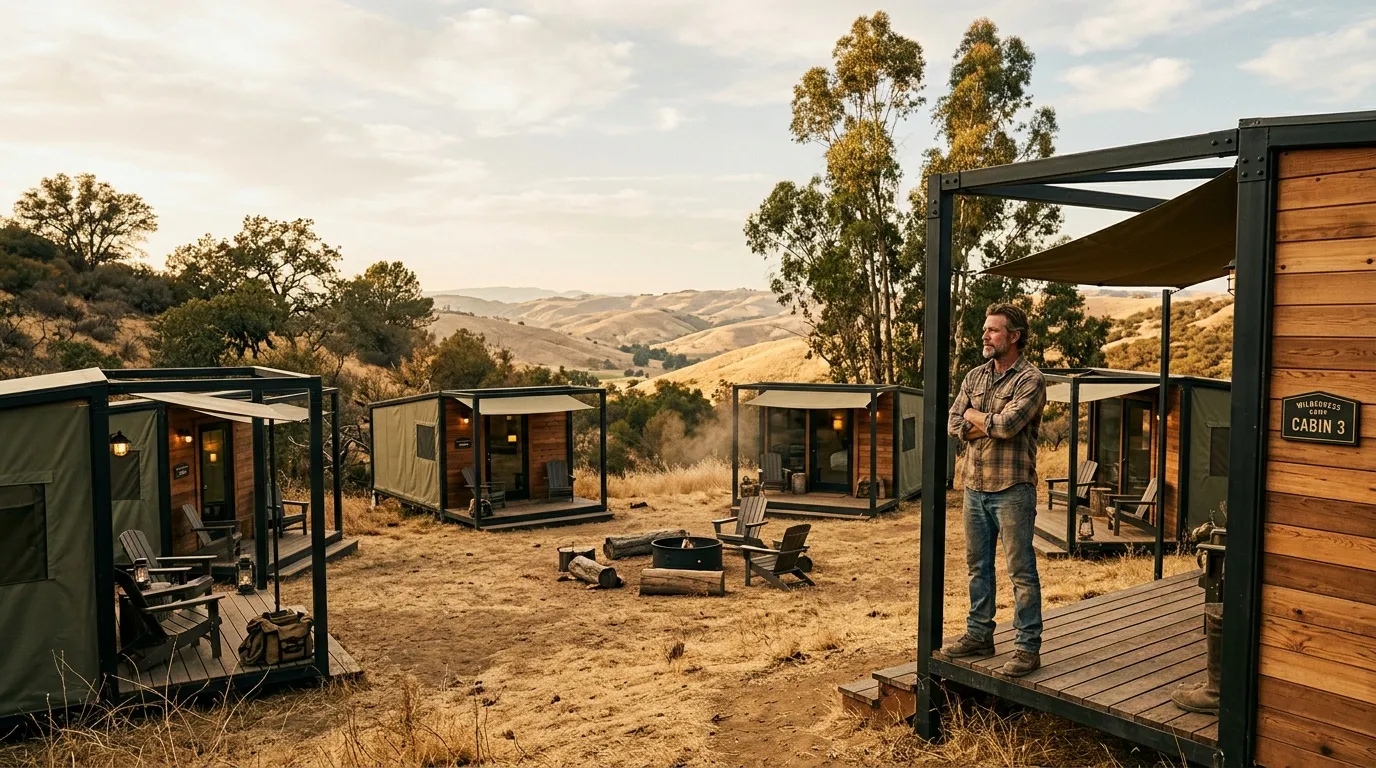 Man camp à 5000$ : révélation surprenante en Californie