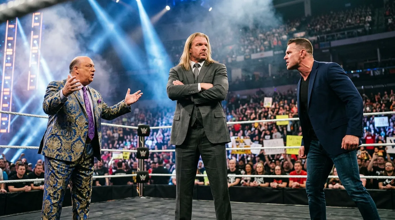 Triple H : gros enjeu Heyman vs Stephen A. Smith WWE