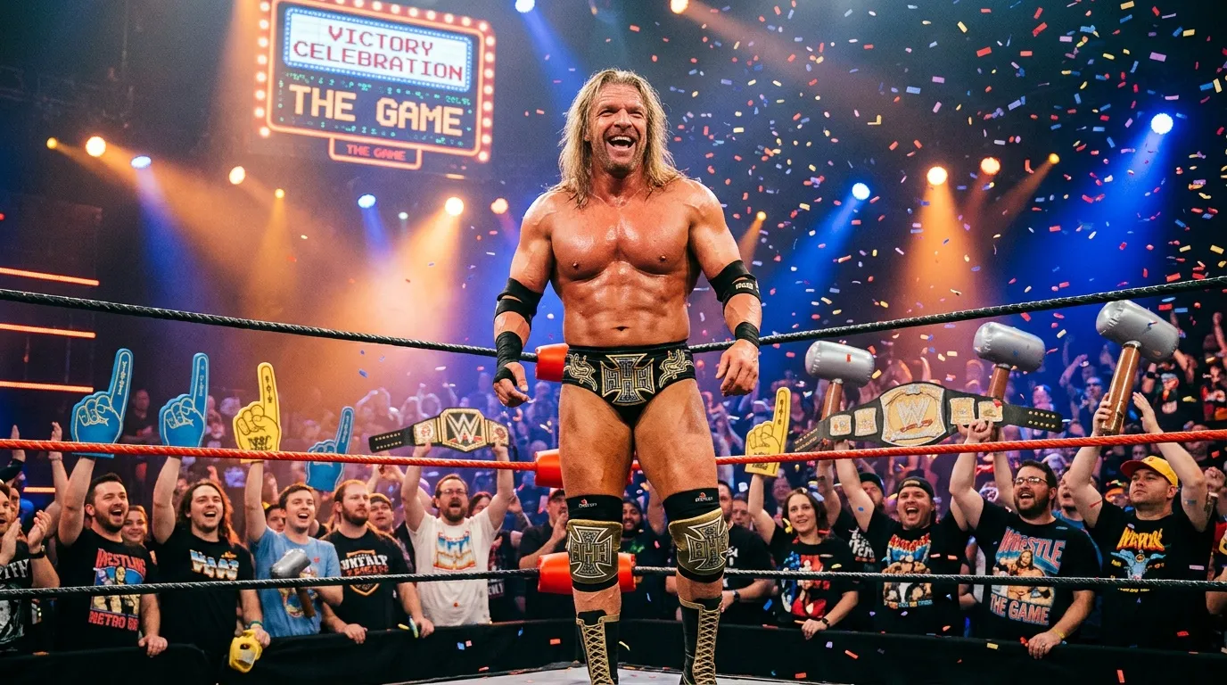 Triple H : le wrestling n'est pas si sérieux