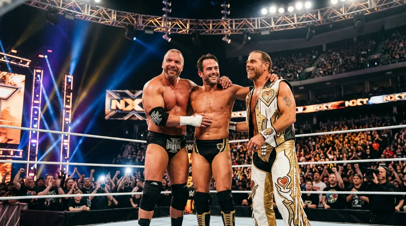 Roderick Strong loue Triple H et Shawn Michaels