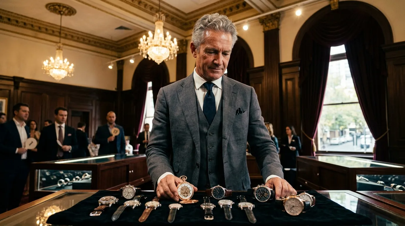 Collectionneur australien : 2 millions $ de montres aux enchères