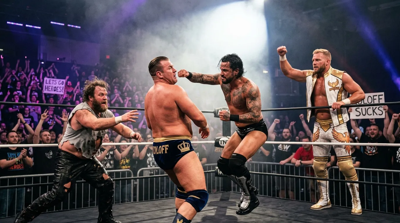 CM Punk & Cody Rhodes vs Gunther & Zayn