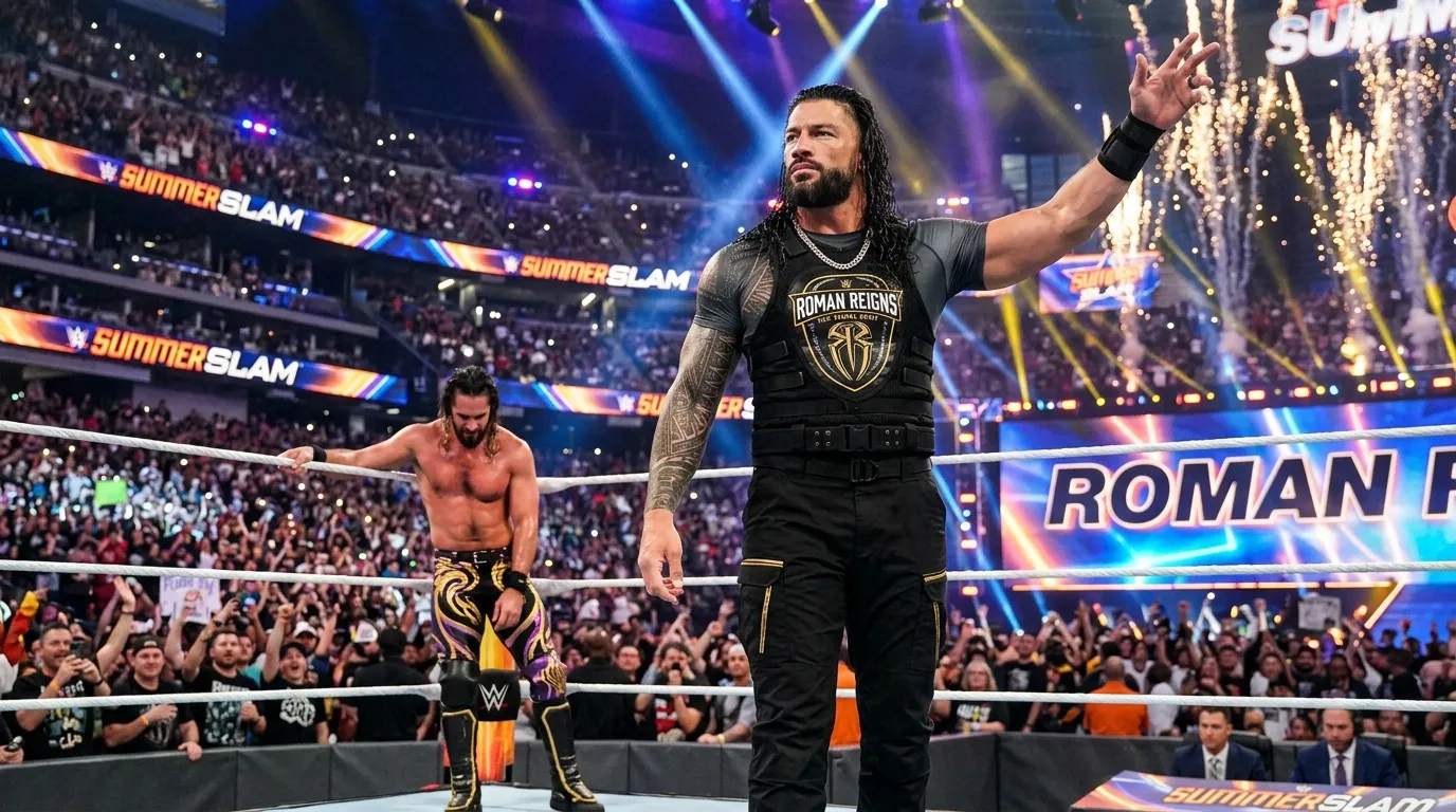 Roman Reigns sauve SummerSlam après Seth Rollins