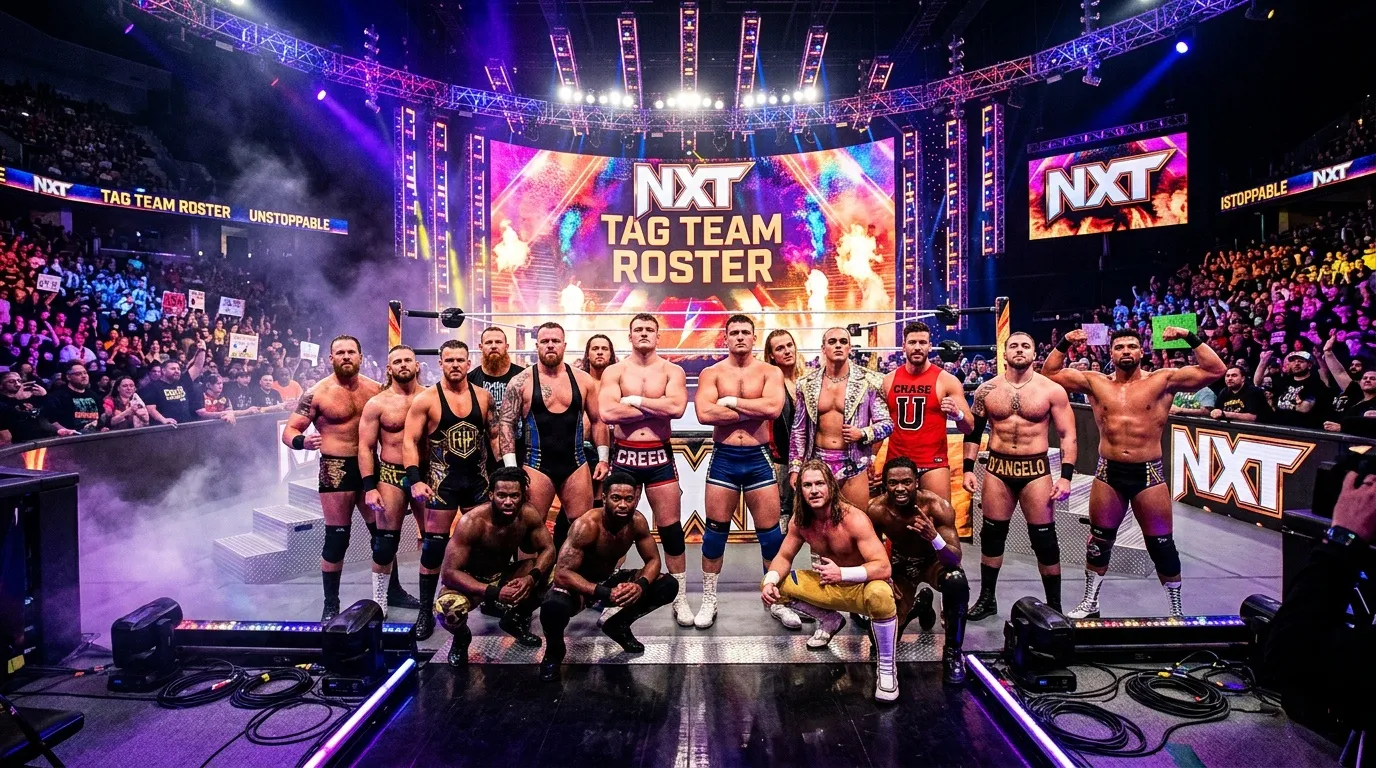 Équipes de tag NXT : effectifs complets