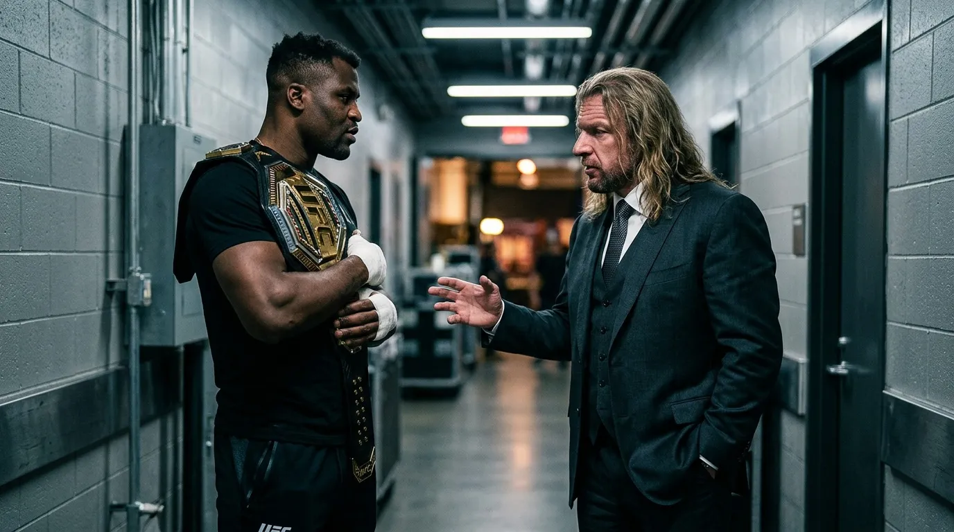 Champion UFC révèle ses appels avec Triple H pour WWE