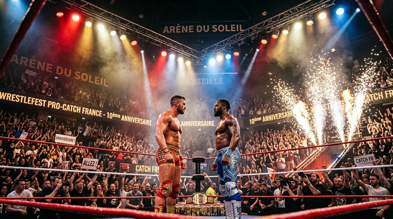 Béziers catch : 20e édition avec stars WWE
