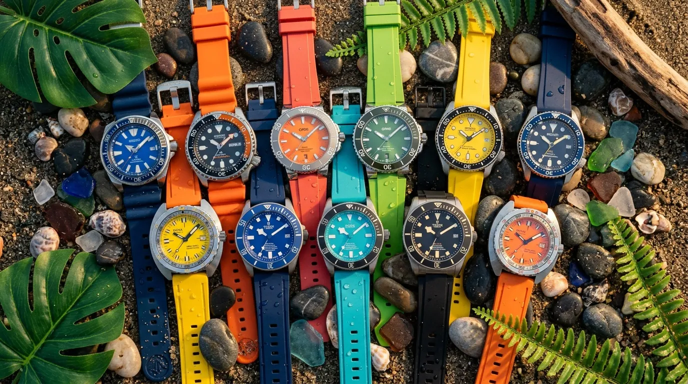Montres de plongée colorées : top 10 été 2026