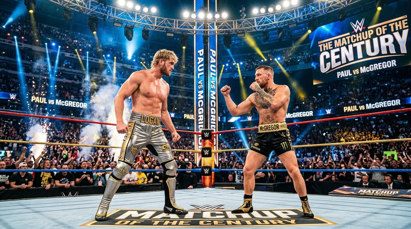 Logan Paul défie Conor McGregor à la WWE
