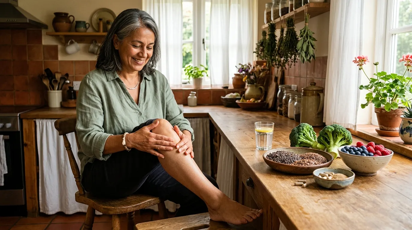 Supplément de fibres : soulagement arthrite genou