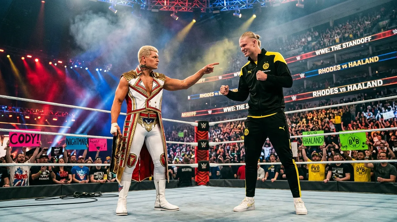 Cody Rhodes envisage Erling Haaland à la WWE