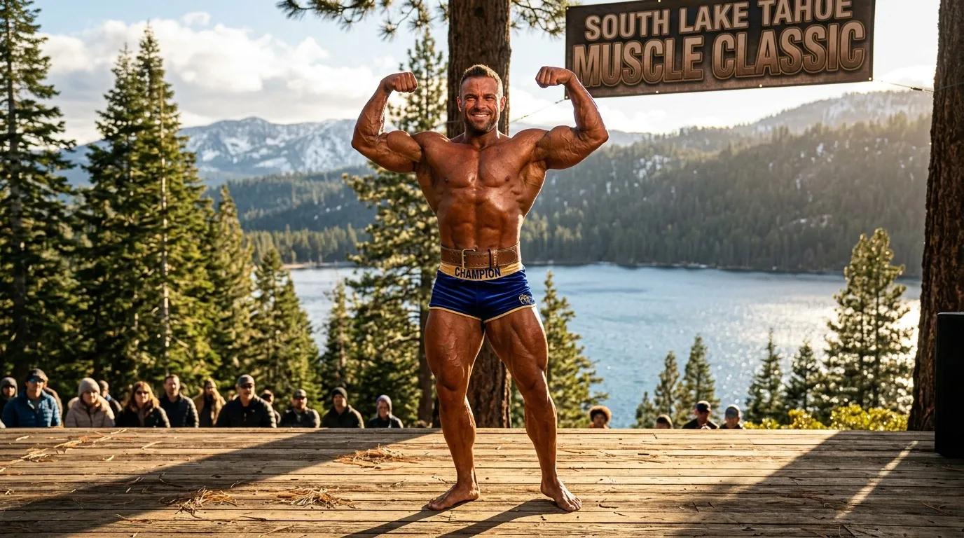 Bodybuilding : un champion de South Lake Tahoe