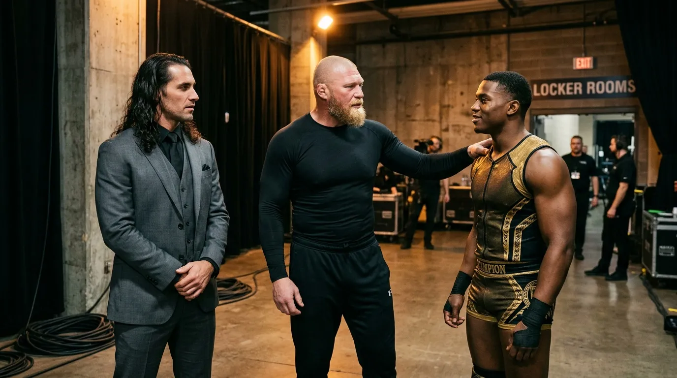 Triple H révèle : Brock Lesnar mentor d'Oba Femi