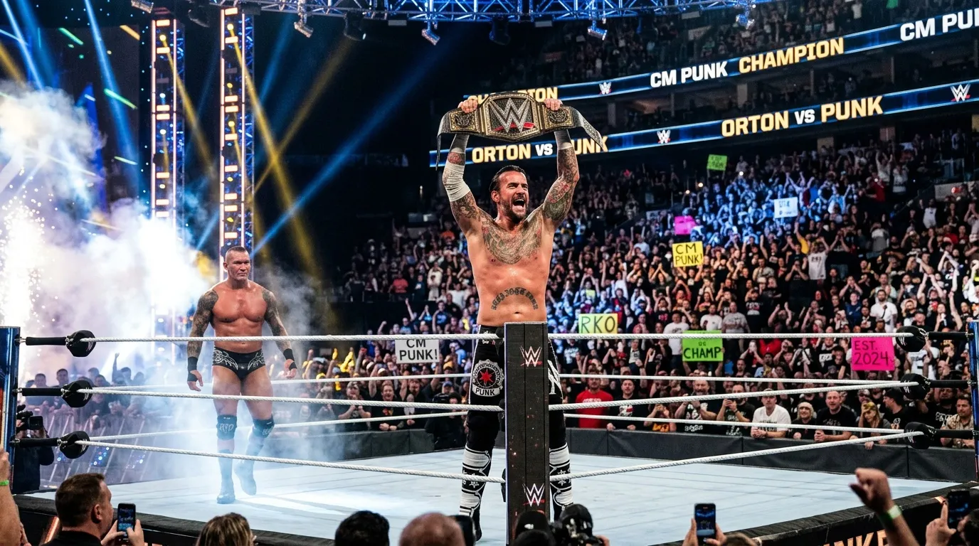 Randy Orton revient : CM Punk conserve son titre WWE