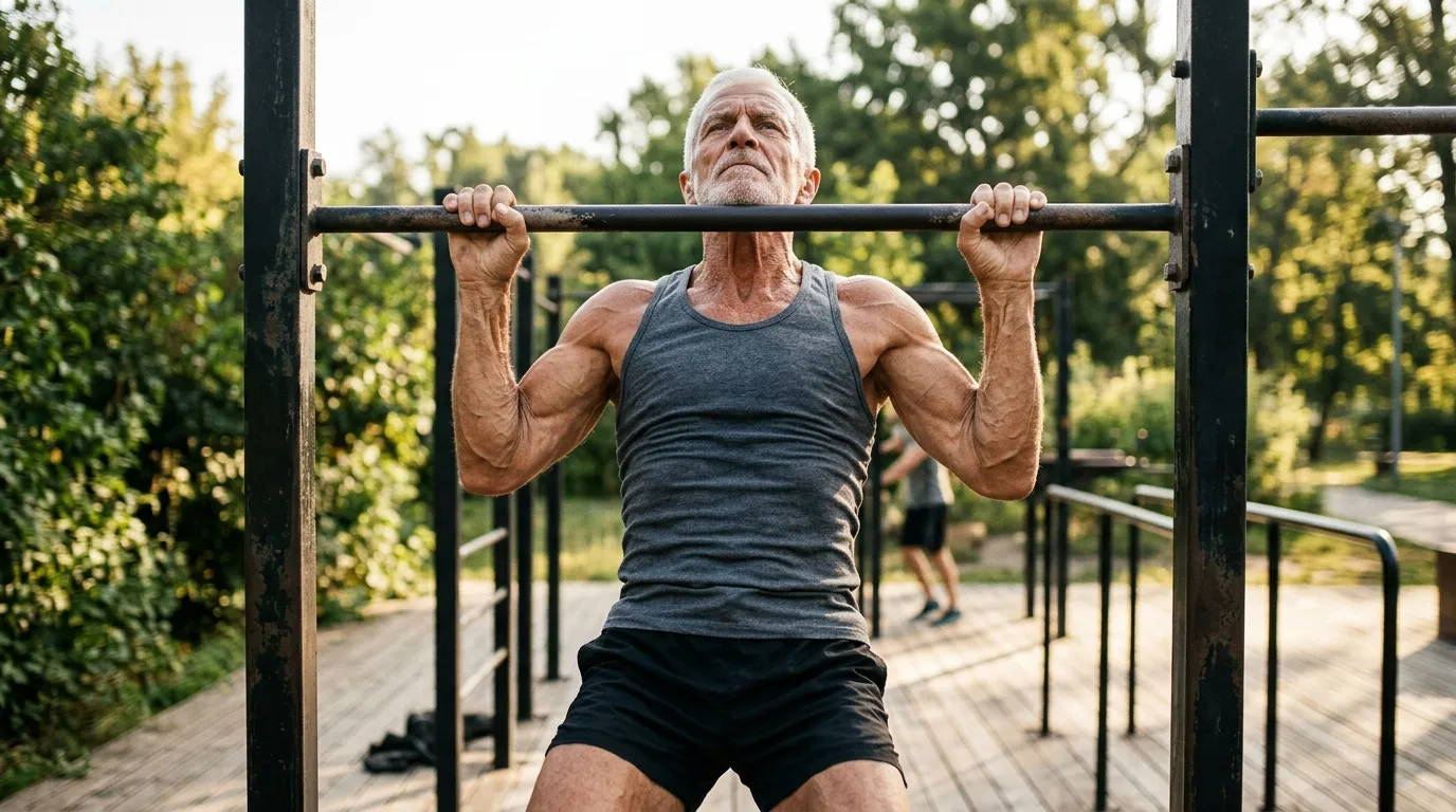 Musculation à 72 ans : pull-ups à 80 ans