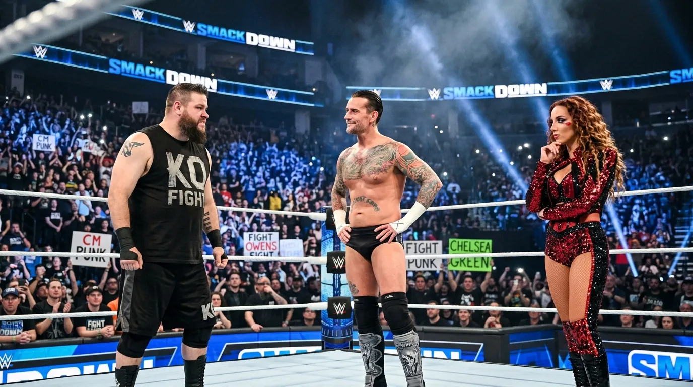 WWE SmackDown : CM Punk, Kevin Owens et Chelsea Green
