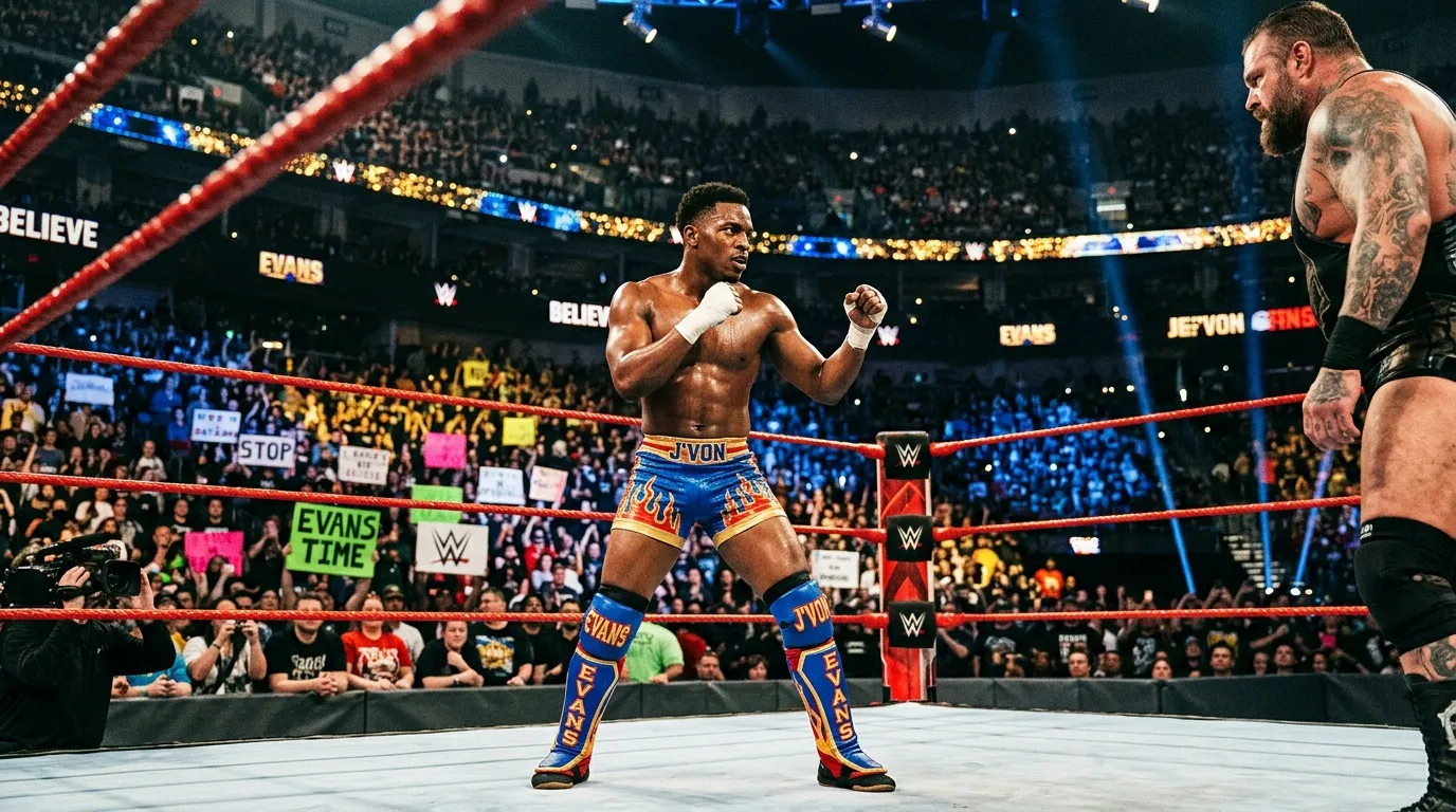 Je'Von Evans : son combat face à Orton