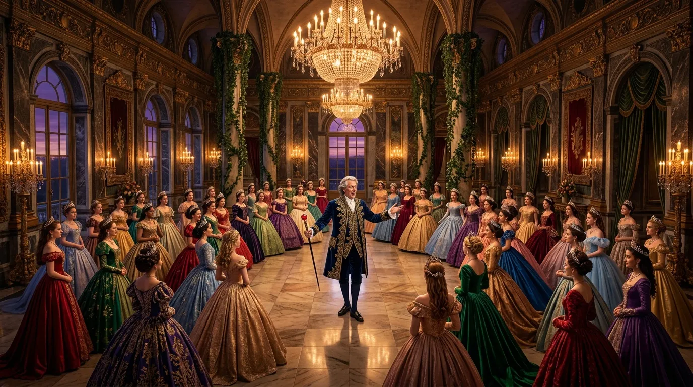 Château mystérieux : millionnaire excentrique et 101 princesses