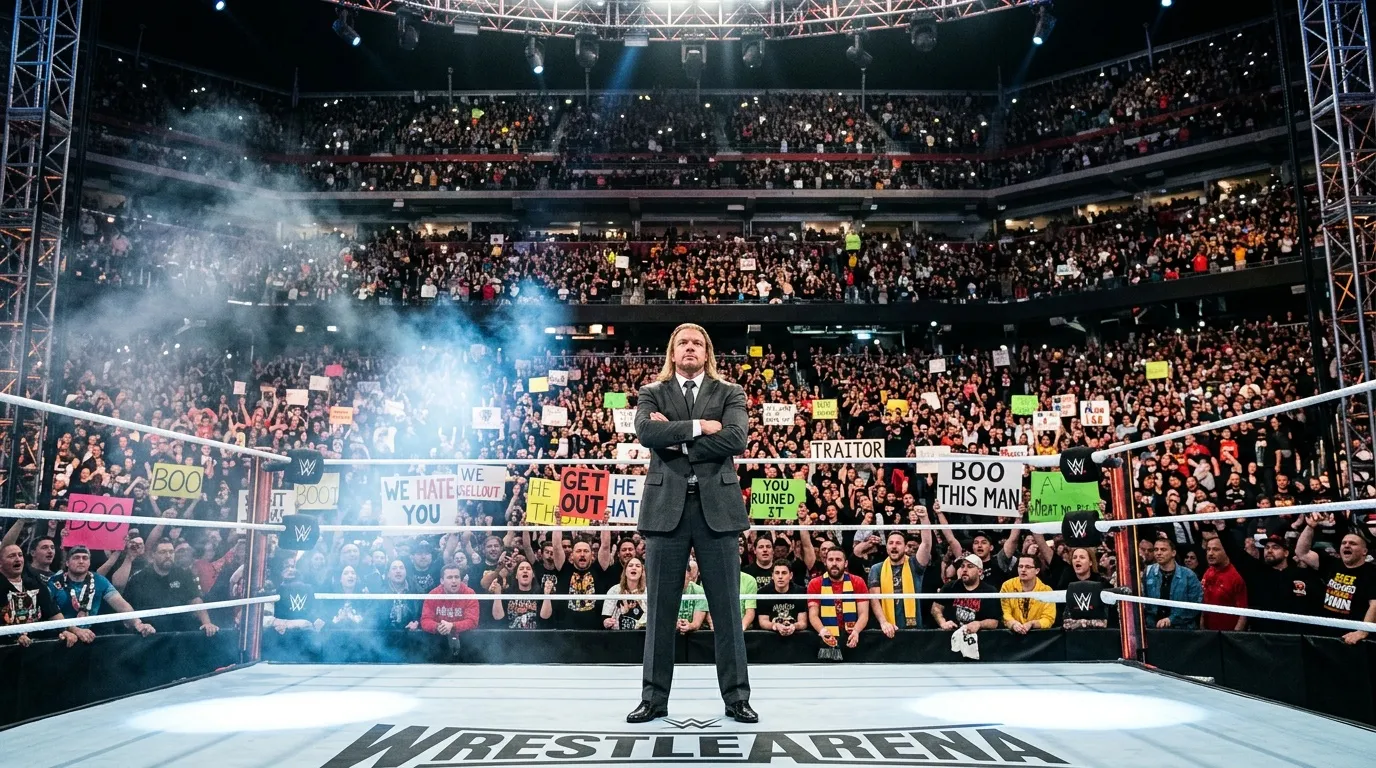 WWE : Les fans réclament le départ de Triple H
