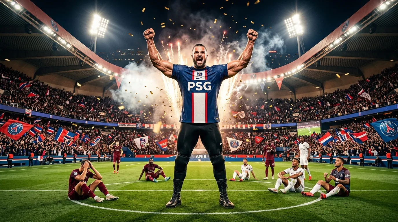 WWE soutient le PSG : tous les détruire cette saison