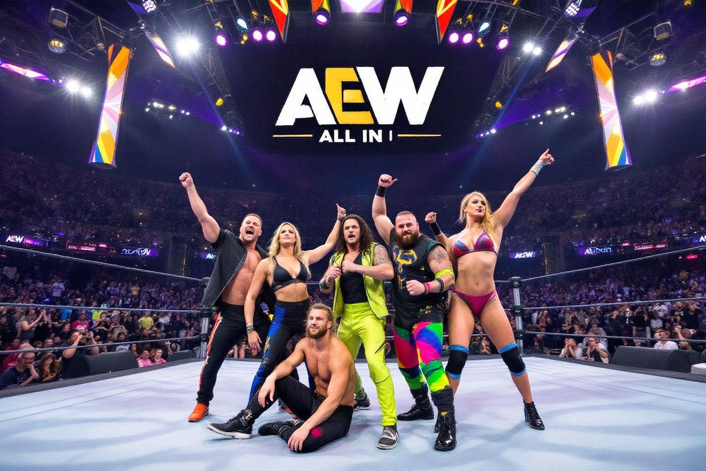 AEW All In : heure de diffusion et carte complète de l'événement